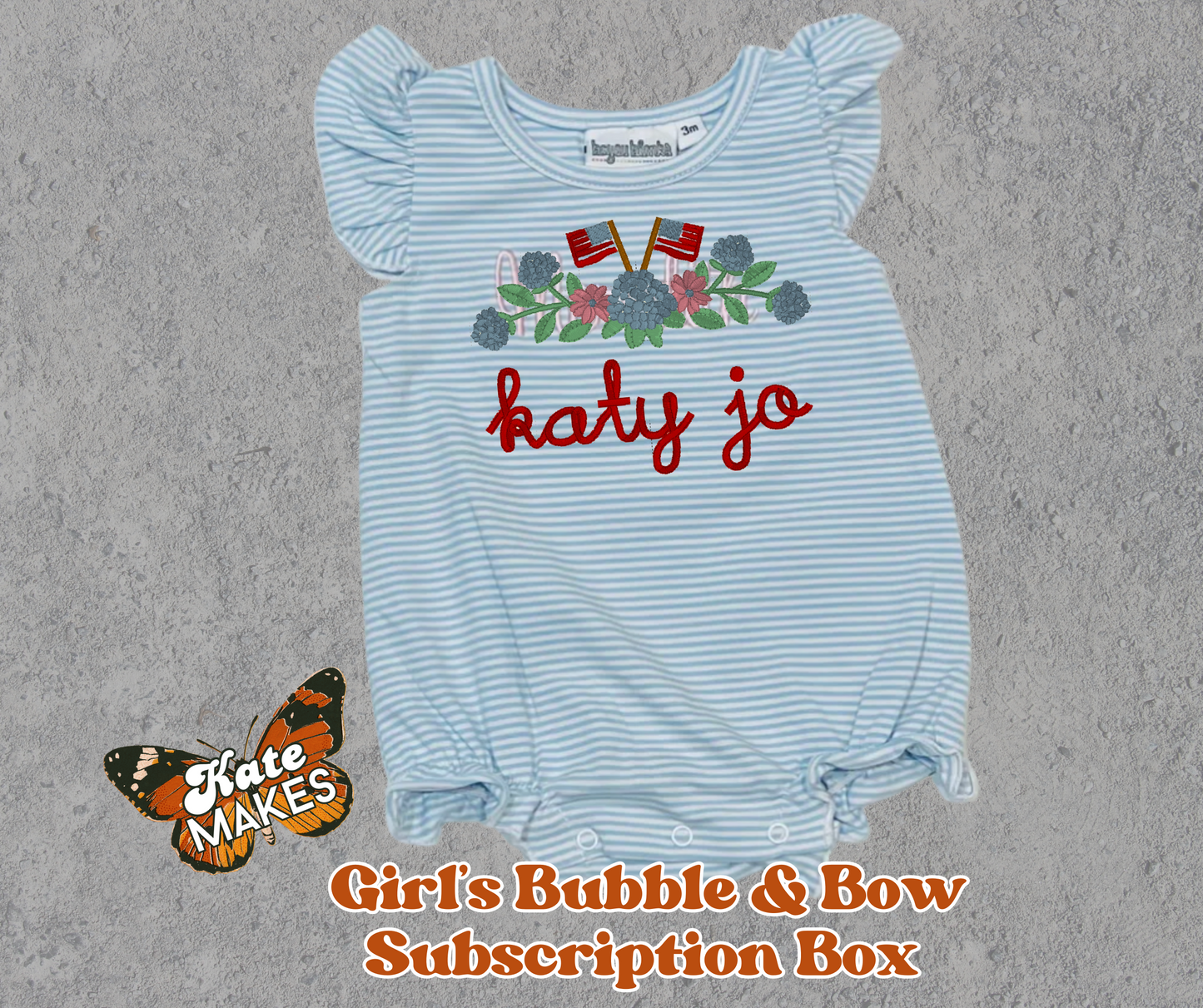 Girl's Bubble & Bow Box