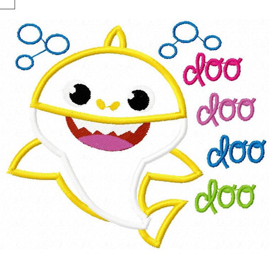Shark Design Applique