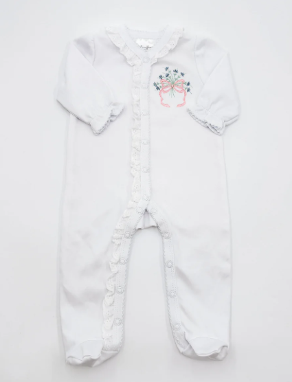 SP Lace Trim Footie